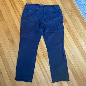 Navy Blue Polo Dress Pants